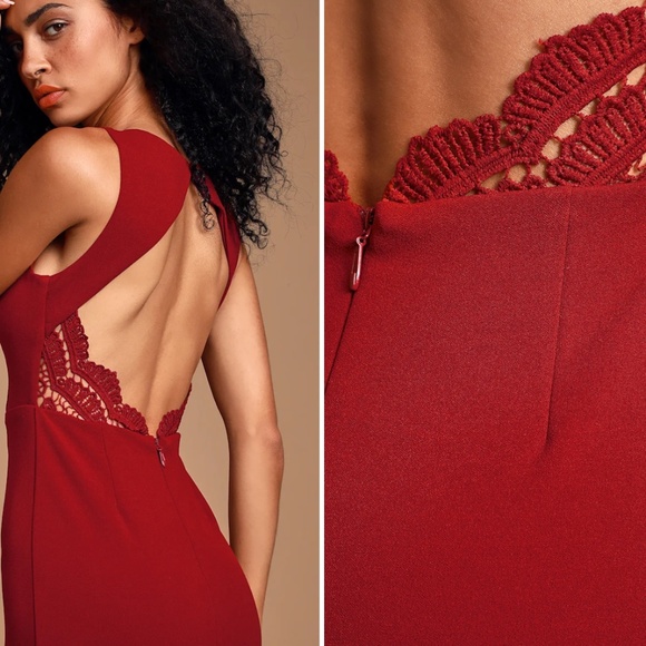 Lulu's Maxi Open Back Dress - Picture 2 of 9